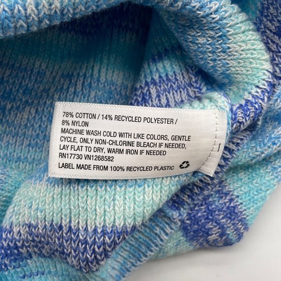 Wild Fable Women's Sleeveless Halter Striped Sweater Dress Medium Blue S… - Picture 6 of 7